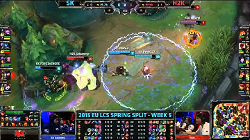 SK vs H2K | LCS EU 2015 Spring Split | 10. nap 5. meccs