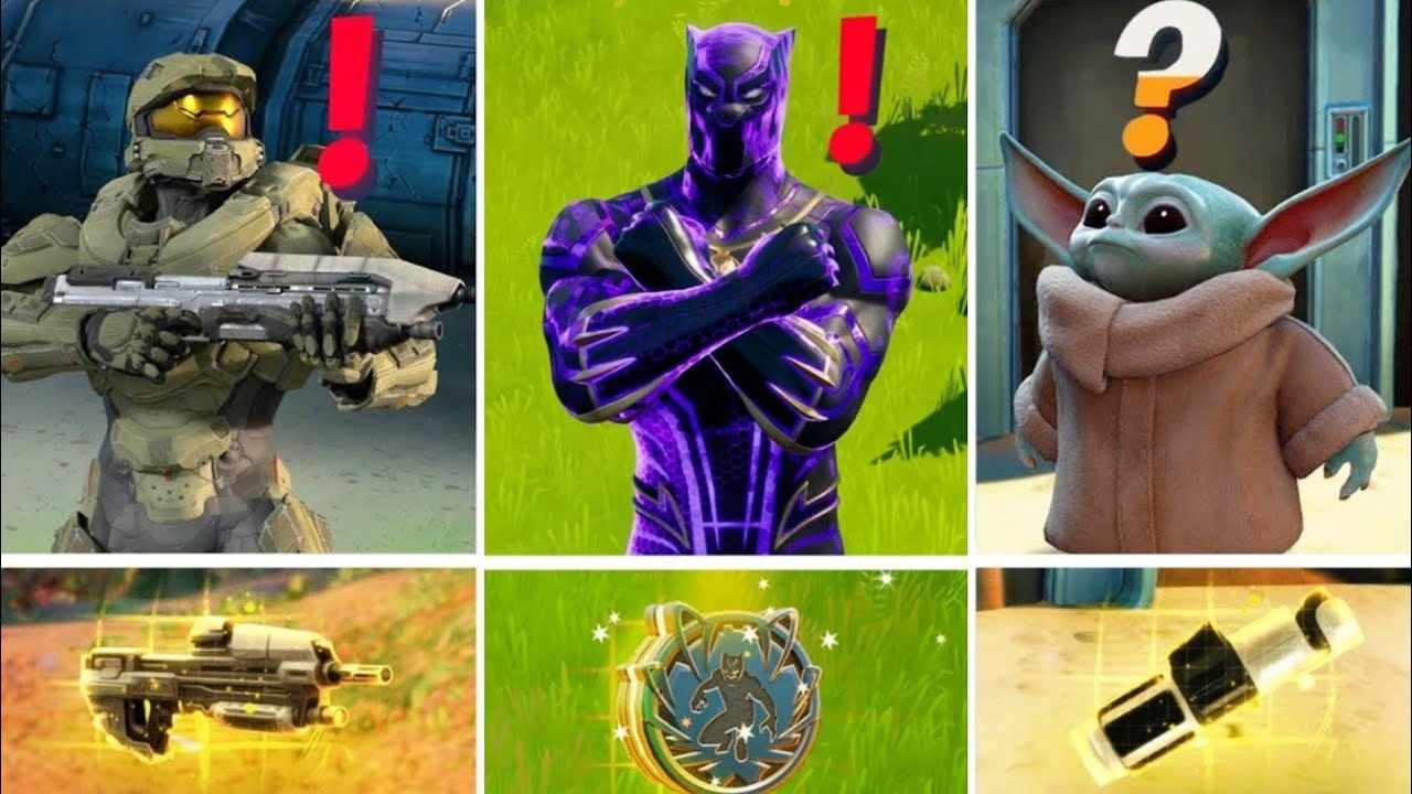 3 *NOUVEAUX BOSS* SECRET sur Fortnite SAISON 5 CHAPITRE 2! BÉBÉ YODA