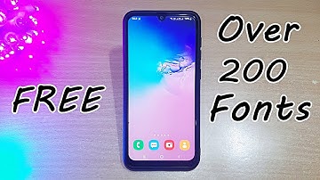 Install Fonts In Any Samsung Device For Free | One UI & One UI 2 | New 2020