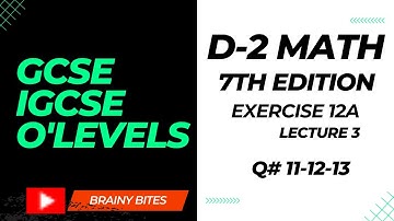 D-2 Math Exercise 12A | Ex 12A D-2 Math | Volume & Surface Area  of Pyramid  | Easymath Brainybites