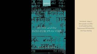 #Hittite and the #Indo-European Verb