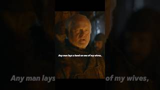 Craster And Jeor Mormont Discuss Mance Rayders Growing Army.