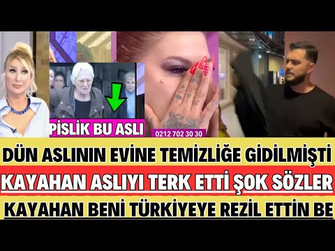 SEDA SAYAN ASLI VE KAYAN DÜN ASLININ PİS HALİNİ TÜM TÜRKİYE GÖRDÜ KAYAHANDAN ASLIYA ŞOK BİTTİ ASLI