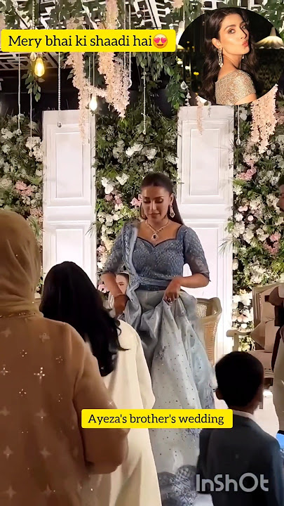 Ayeza khan's brother's wedding glimpse #ytshorts #feedshorts #shortfeed