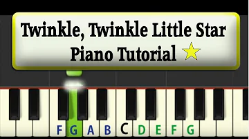 Easy Piano Tutorial: Twinkle Twinkle Little Star