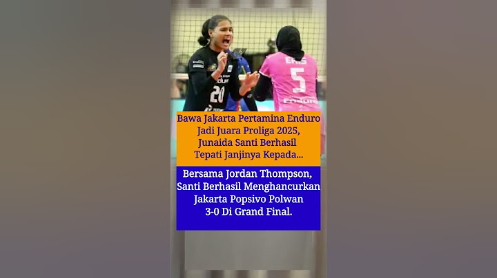 Santi Berhasil Menghancurkan Popsivo polwan 3-0. #indonesia #vollyballputri #proliga