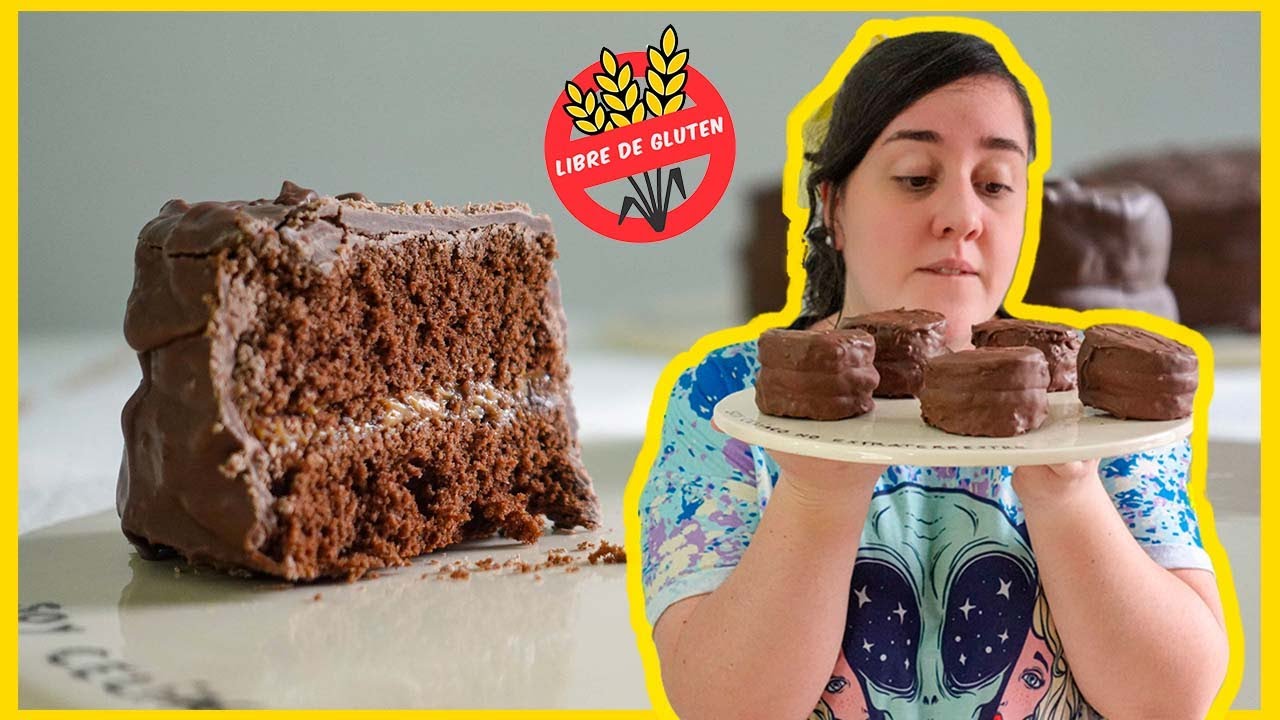 Alfajores sin TACC bañados en chocolate 🔰 [mejor que los del kiosco]