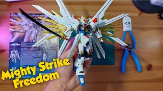 Mighty Strike Freedom Gundam HG1/144 - Seed Freedom [Speed Build] ASMR #bandai #gunpla #asmr