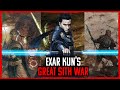 Exar kuns murderous great sith war  star wars legends timeline 4