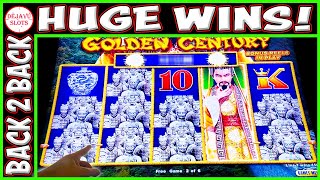 OMG Down to My Last Dollars! Back 2 Back Bonus Pays HUGE Golden Century  Slot Machine