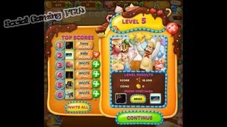 SocialGamingFTW - Candy Bubble Rush - Level 5 - 3 Star! - NO Boosters!