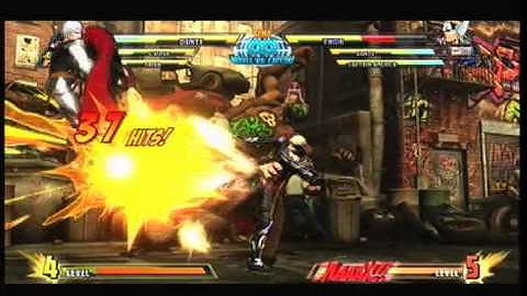 Marvel vs Capcom 3 Dante Style Combo 4 (Viper assist and Exchange) By MarshallLawx