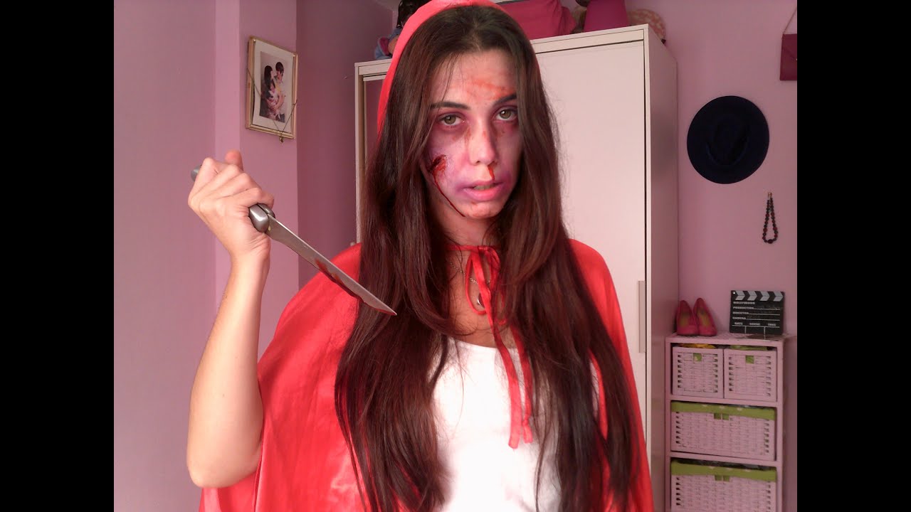 Halloween 2015 Caperucita Roja Asesina (Tutorial de Maquillaje)-Selene -  YouTube