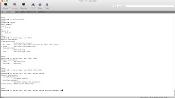 VYOS access users and protocols configuration