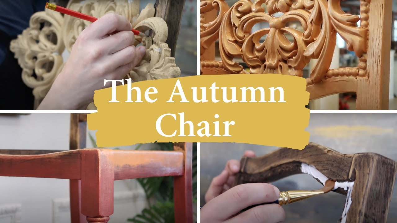 The Autumn Chair | Upcycle & Makeover with WoodUbend Mouldings