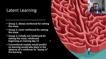 PSY111 CH5PT5: Cognition and Latent Learning