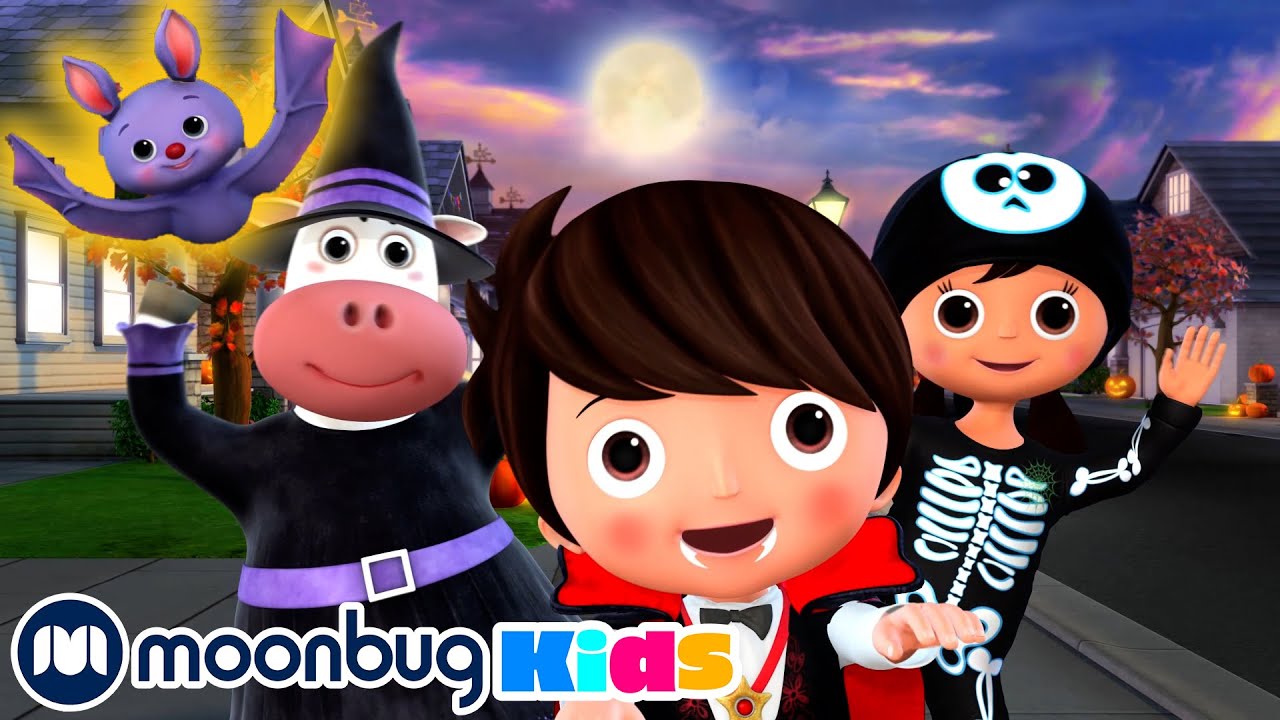 Trick Or Treat Song - Little Baby Bum! Learn | ABC 123 Moonbug Kids ...