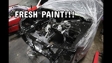 EAGLE TALON UPDATE AND PAINTING THE ENGINE BAY