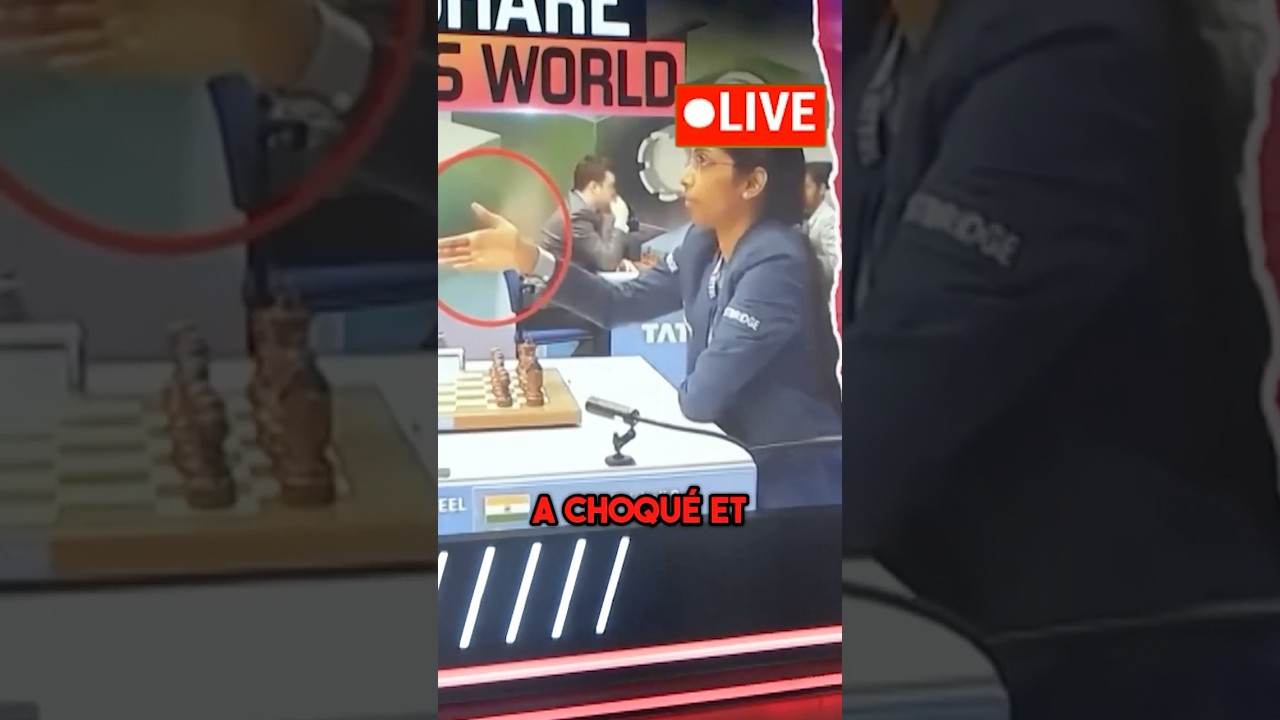Il refuse de serrer la main d’une femme dans un tournoi d’échecs 🤝♟️