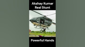 Akshay Kumar Real Helicopter Stunt