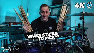How to pick the right drumsticks for you!