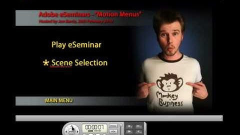Motion Menu Sample Created with Encore & After Effects CS4