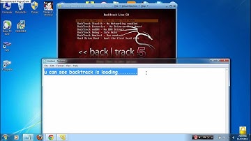 How Run Backtrack 5 in windows with vmware