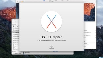 Upgrading to Mac OS X El Capitan