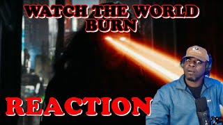 FALLING IN REVERSE "WATCH THE WORLD BURN"  REACTION