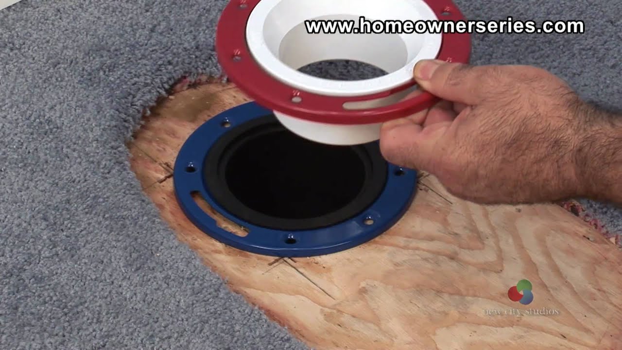 How to Fix a Toilet - Wooden Sub-Flooring Flange Repair - Part 2 of 3