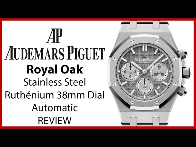 Audemars Piguet Royal Oak Chronograph 38mm Stainless Steel Ruthénium Dial  26315ST.OO.1256ST.02