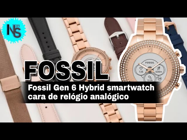 Stella Gen 6 Hybrid Smartwatch Rose Gold-Tone Stainless Steel