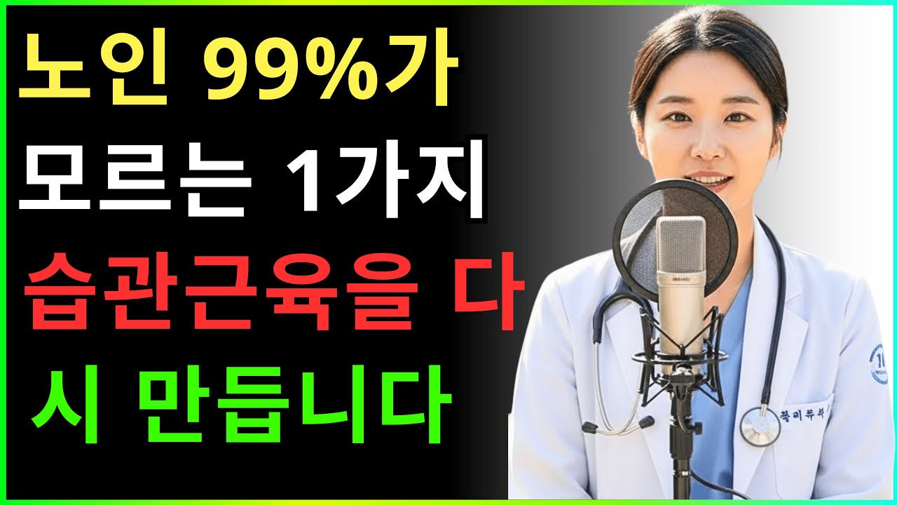 노인 99%, 이 1가지 습관 모르면 근력이 40대처럼 회복 안 됩니다!