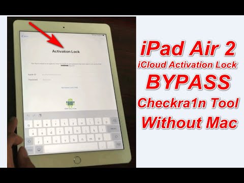Apple ipad Air 2 iCloud Id iCloud Activation Lock Bypass Remove checkra1n Tool