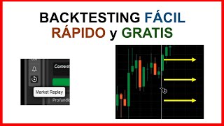 BACKTESTING Manual  prueba tus estrategias fácil y gratis con esta plataforma