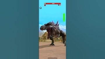 Mortem Rex boss stomping and Roar sound on the Mortem Rex raid (Jurassic World alive)