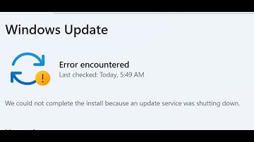 Fix Windows 11 Update KB5068861 Error Could Not Complete Install Update Service Was Shutting Down