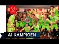 Groot feest bij kampioenen van Ajax A1