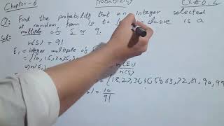 Applied Mathematics | Math 233 | Probability | Ex 6.2 | Part 1