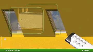 FAKRO skylights - FV and ZRC remote