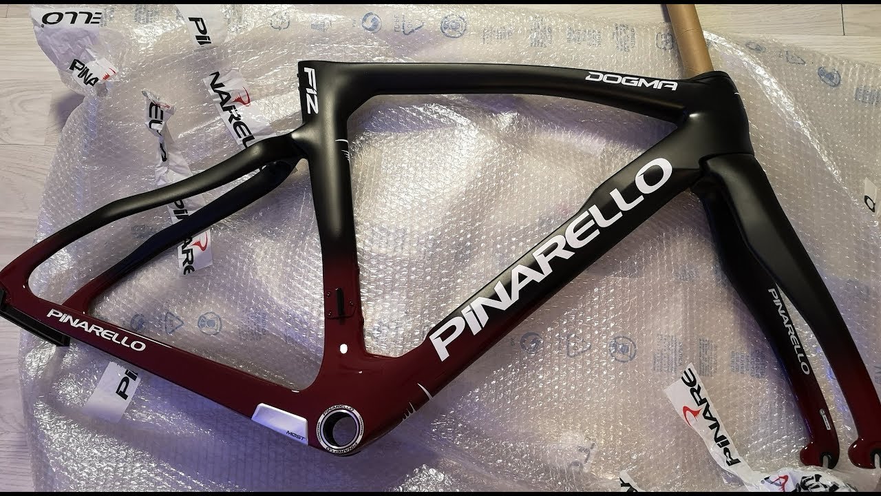 Pinarello Dogma F12 frameset detail and weight - YouTube