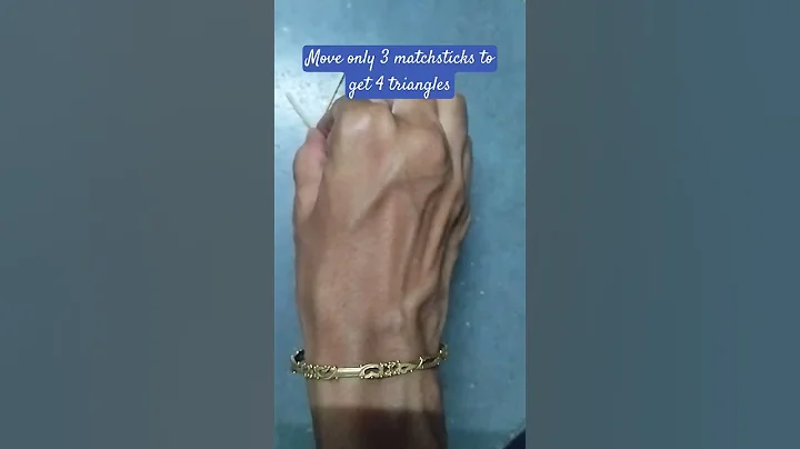 #puzzle to get 4 triangles #shorts #youtubeshorts #ytshorts #shortsfeed #viral #trending #subscribe