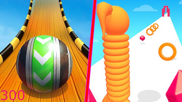 Sky Rolling Ball 3D Vs Long Neck Run - Android iOS Gameplay - 300