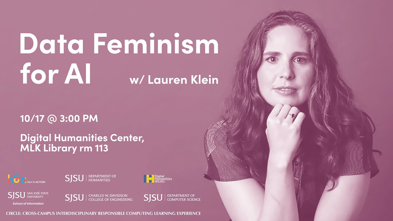 Data Feminism for AI: A Talk by Dr. Lauren Klein - YouTube