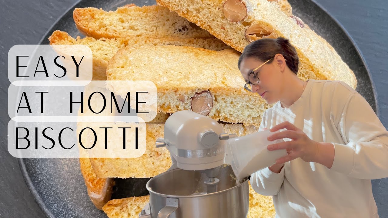 Easy at Home Almond Biscotti with Professional Pastry Chef