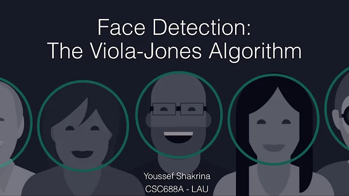 The Viola-Jones Algorithm