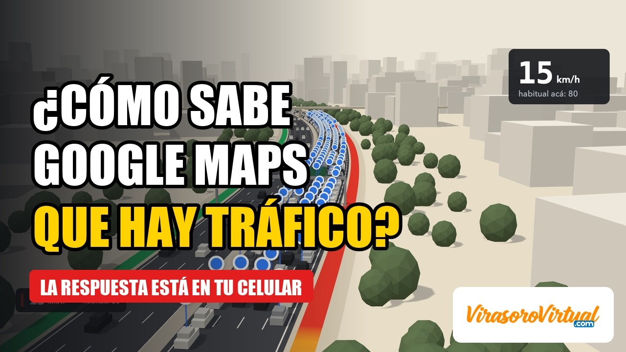 ¿Cómo sabe Google Maps que hay tráfico?