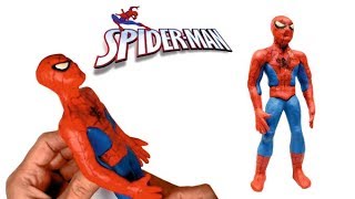 How to Make Spider-Man from Clay ✿ Как слепить Человек Паук из пластилина