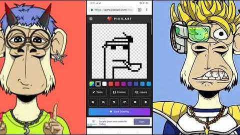 How To Make Nft Crypto Punk On Mobile || Create Pixel Art Nft || Nft Crypto Punk Tutorial