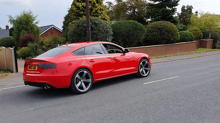 Audi A5 3.0 Tdi dpf delete race pipe and back box deletes